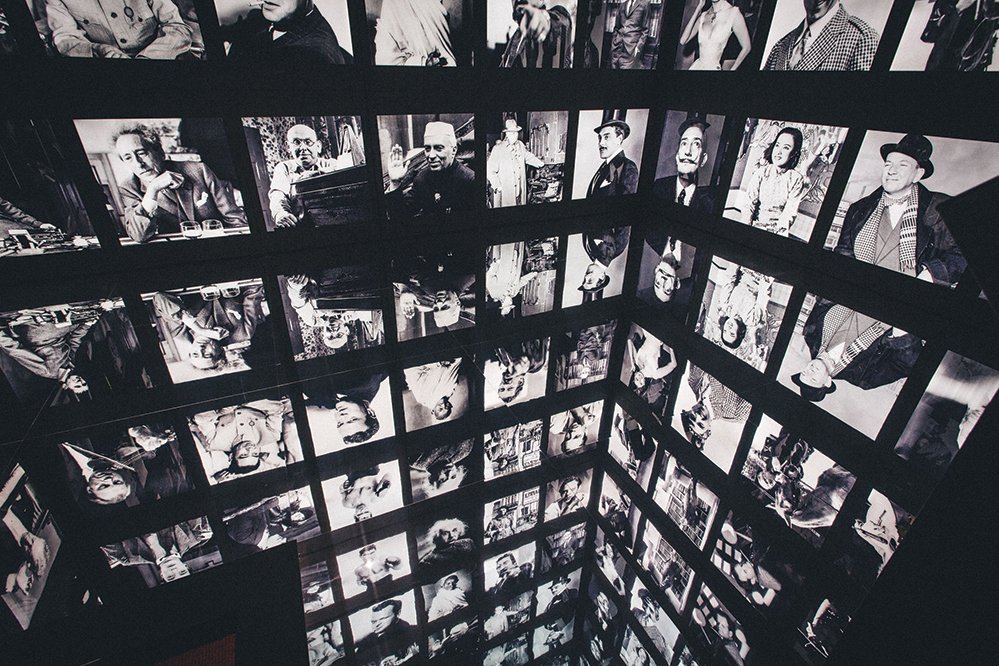 Black and white film stills 